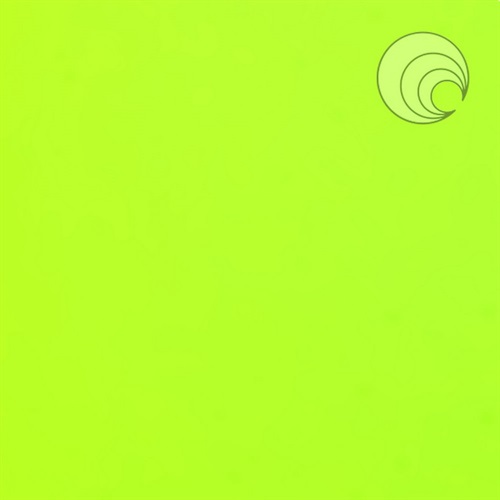 System 96 glas, 60-7312-96 Lime Green Transp. 3 mm