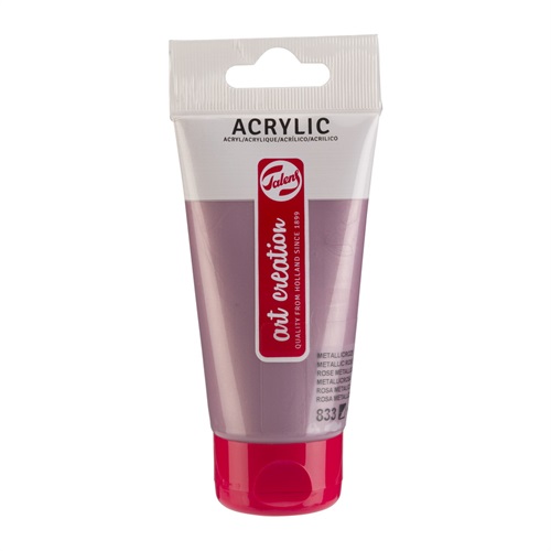 TAC ACRYL 75ML METALLIC ROSE